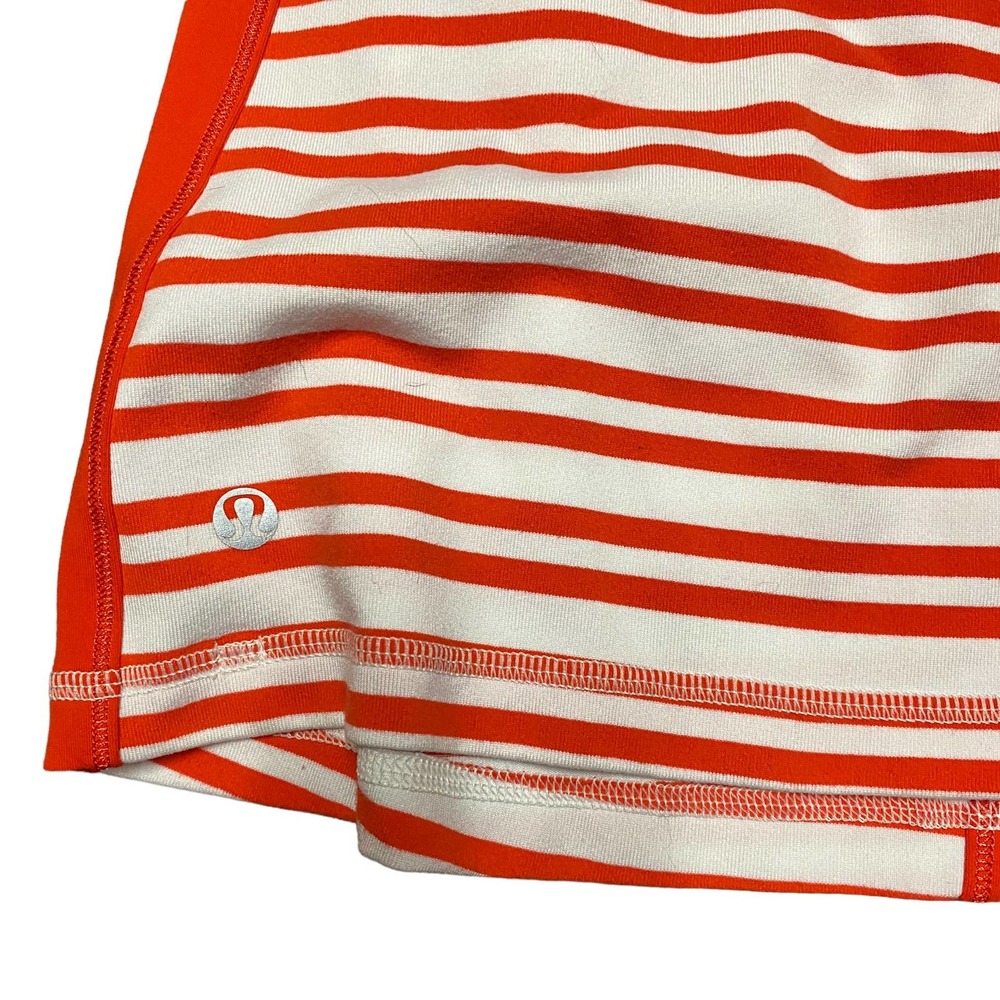 lululemon athletica Red and White Striped Racerback Tank - Picture 4 of 8